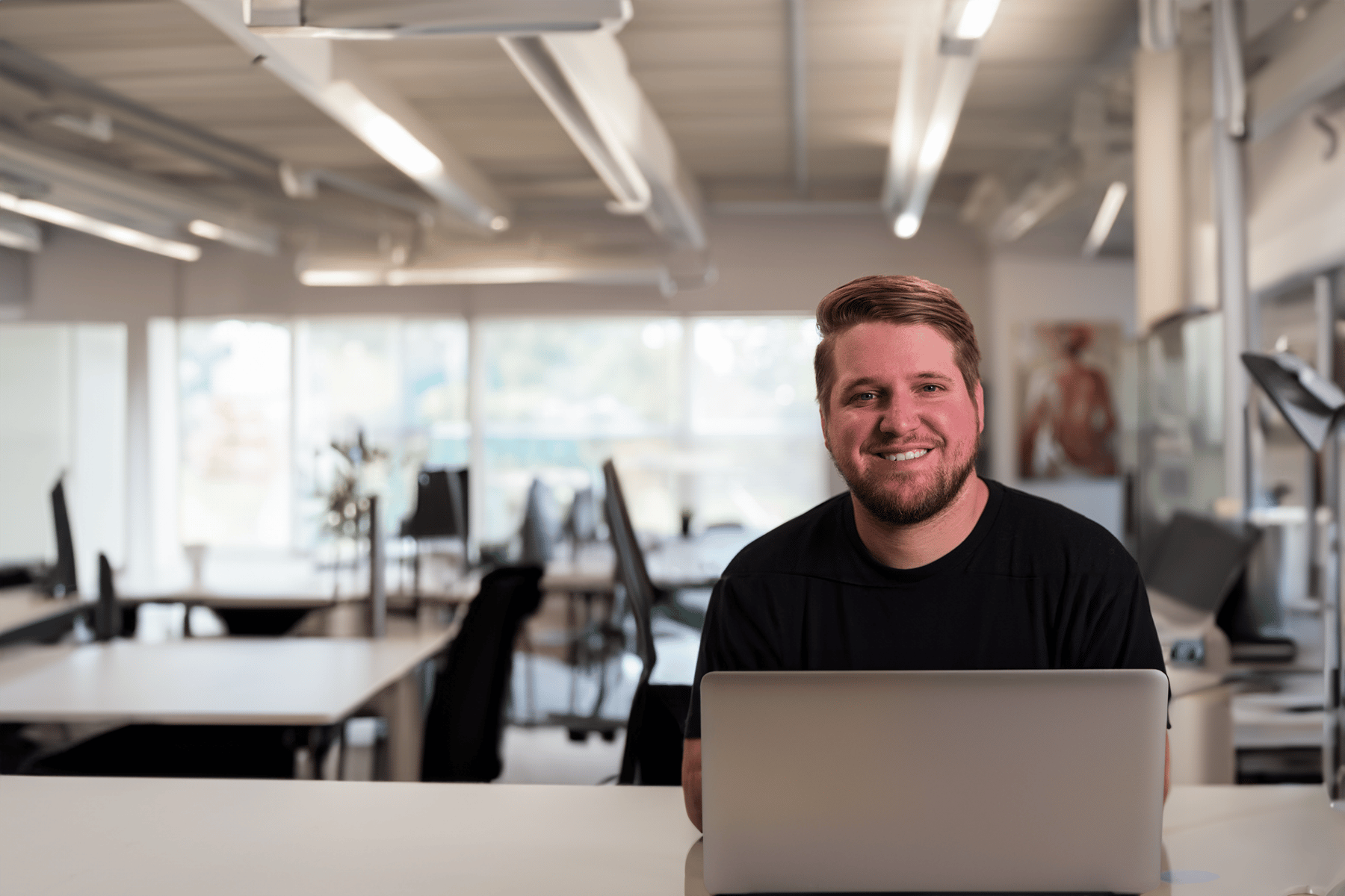 Colt Agar, SEO consultant, at work